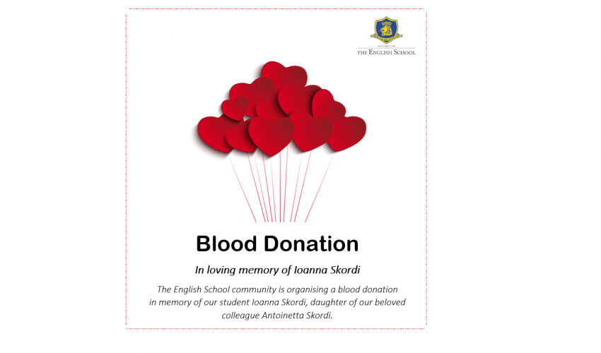 Blood  Donation In loving memory of Ioanna Skordi